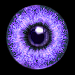 purple eye